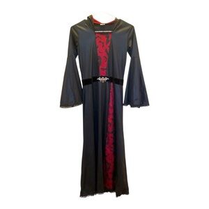 Spirit Vampire Bat Halloween Black Red Dress size Large Kids